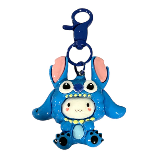 Blue Alien Keychain